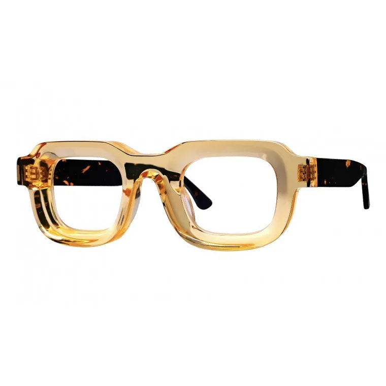 MCROONS Vintage Square Acetate Glasses — Full Rim, Unisex