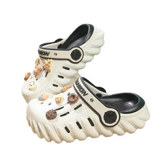 slip-on shoes for big kids summer model, anti-slip, breathable thick sole cover suitable for wearing outside beach flip-flops