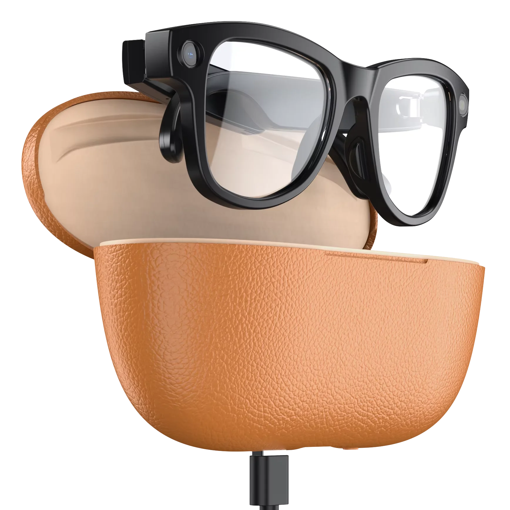 4K camera sunglasses front view