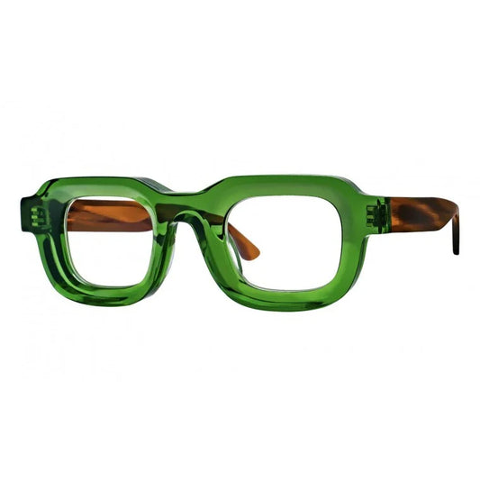 MCROONS Vintage Square Acetate Glasses — Full Rim, Unisex