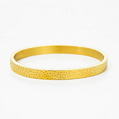 Stainless Steel 18K Gold Luxury Saudi Arabia Jewelry New Custom Wholesale Latest Designs Tarnish Free Wood Grain Ladies Bracelet