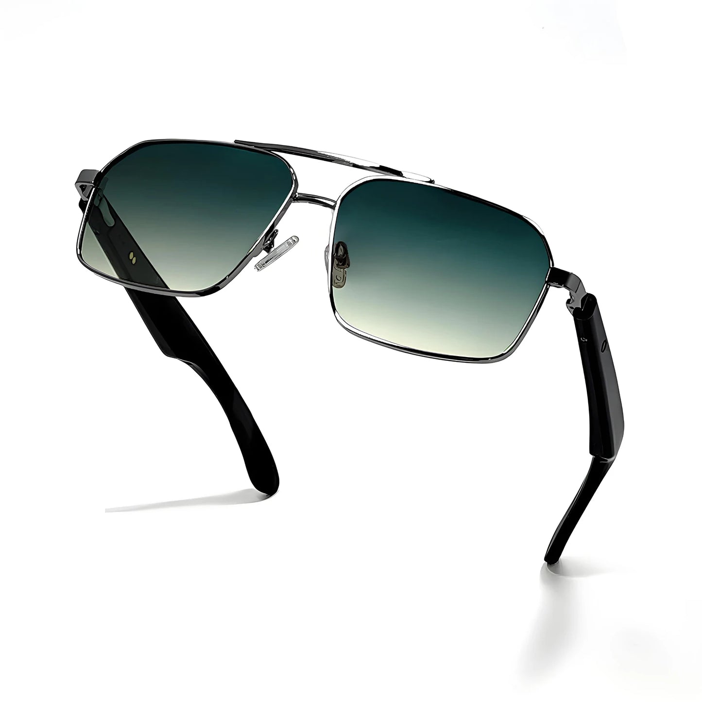 Smart audio pilot sunglasses green