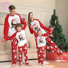 Loveda Wholesale Winter New Arrival Parent-child Home Clothes Christmas Style Printed Women's Pajamas Set Soft Homewear