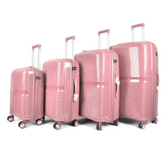 Unisex Luxury Anti-Theft 3-in-1 Business Travel Suitcase Set Handbags Trolley Cases Zipper Opening PP Material Waterproof