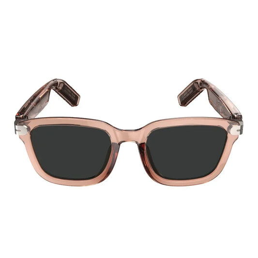 Cat-eye audio sunglasses side view