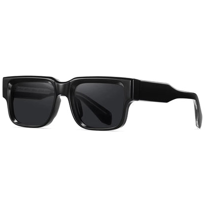 MCROONS Square Polarised Sport Sunglasses - Black