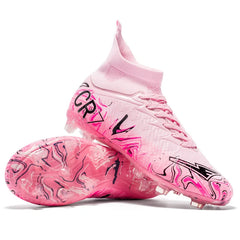 2026 Long-Nail PVC Upper Rubber Outsole Anti-Slip Wear Resistant Comfortable Trendy Football Shoes Outdoor Shoes All