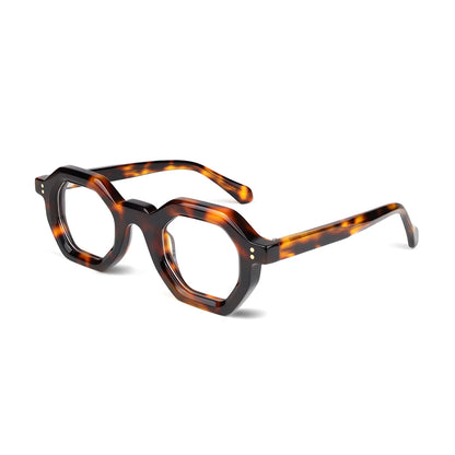 MCROONS Business Square Acetate Glasses — Full Rim, Men