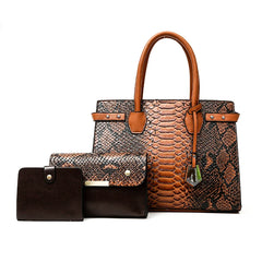 Female Pu Leather Crossbody Bags Handbags Set Fashion Luxury Woman Bags Handbag