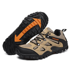 Outdoor Hiking Sports Low Top Leather Anti slip Men Mountaineering Running Shoes Hiking Shoes