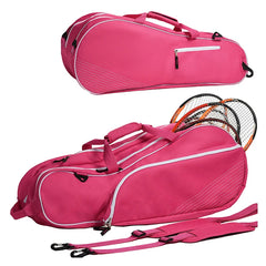 High-quality Badminton Bag 6 Racket Fashion Sport Lawn Tennis Bag Polyester Ladies Tennis Racket Bag