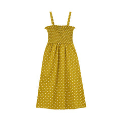 Wholesale Women's 1950s Vintage Swing A-Line Dress Summer Casual Polka Dots Strap Apparel Dress