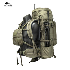 Tactical Hunting Backpack Zipper Closure Large Capacity Waterproof Day Hunting Bag Multi-Day Hunts