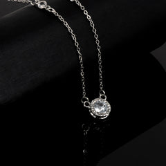 New Arrival Exquisite Female Jewelry Diamond Carat Necklace High Carbon Diamond Clavicle Chain for Women
