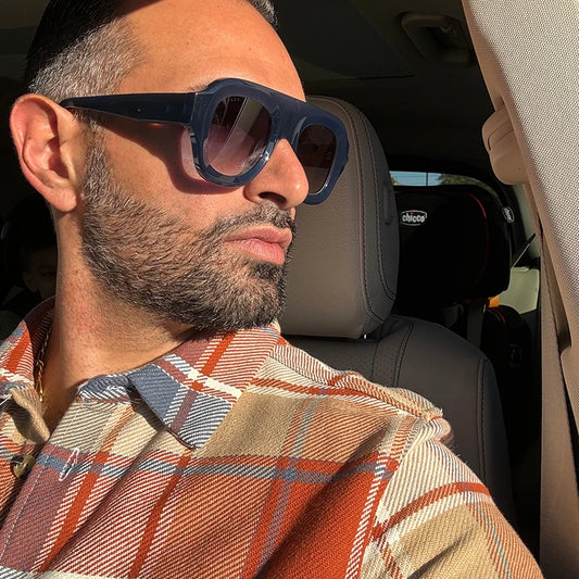 MCROONS Candy Oval Acetate Sunglasses — UV400 CR39 Lens, Unisex