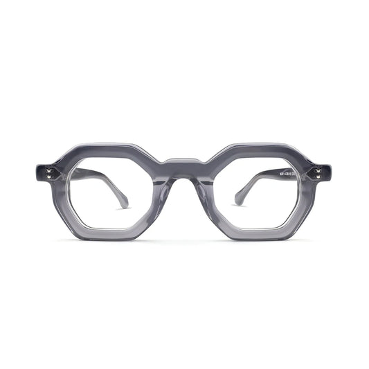 MCROONS Business Square Acetate Glasses — Full Rim, Men