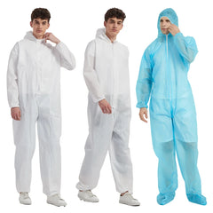 Best Selling Disposable pp Non-woven Fabric Coverall Protective Coverall Protective Clothing for Dust-free Rooms