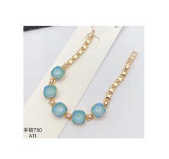 Xuping Jingjing Handmade Fashion Custom Crystal Bracelet Gemstone Jewelry Bracelet Gift for Women Teen Girls