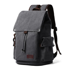 Wholesale Outdoor Travel Bag for Men Durable Vintage Canvas Backpack