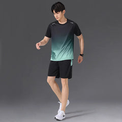 Quick Drying 2 Piece Shirt and Short Tennis Uniform Padel Tennis Wear for Men and Women