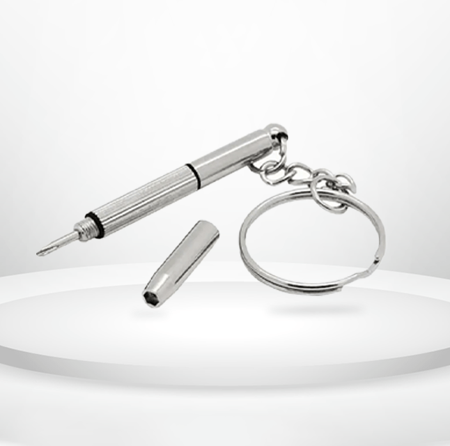 Glasses Care Kit: Folding Case, Cleaning Cloth, Pouch, Drawer Box, & Screwdriver - MCROONS.COM