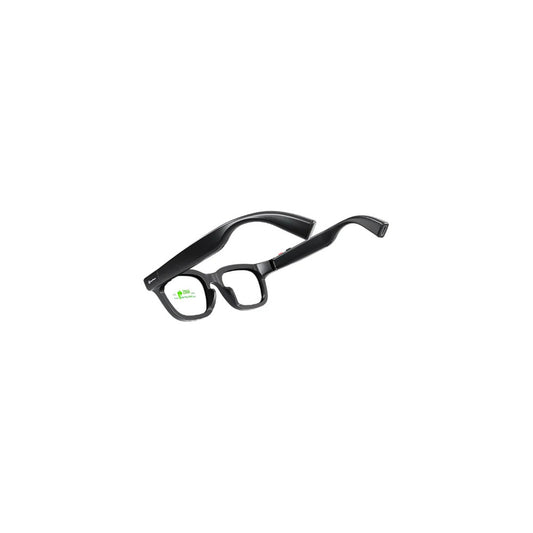 MCROONS AI Translation Smart Glasses with full-colour HUD display and titanium frame, unisex