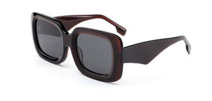 MCROONS Large Tortoiseshell Acetate Polarised Women's Sunglasses in Black, Demi, Brown and Tortoiseshell